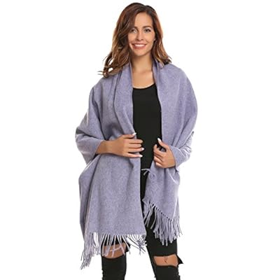 Chigant Women Cashmere Scarf Wraps Shawls with Tassel Soft Warm Wraps Scarves Oversize 35.4 X 28.3 inch
