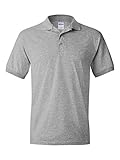 Gildan DryBlend 6 oz., 50/50 Jersey Polo. G880_SPORT GREY_Large