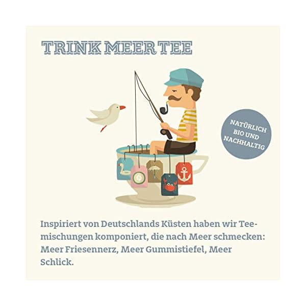 Trink Meer Tee ALLE MANN AN BORD - Bio Schwarzer Tee| hocharomatisch | Bio Tee aus Assam | feinwürzig & malzig… – Bild 7