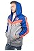 NBA Men's New York Knicks Full Zip Hoodie Sweatshirt Jacket Contrast Back Cut, Medium, Blue