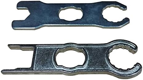 Aolailiya 1 Pair MC4 Connectors Tool Metal Spanner for Solar Panel Cable PV System Wire and MC4 Connectors Assembly Wrenches