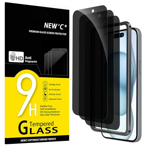 NEW'C 3 Pezzi, Vetro Temperato per iPhone 16 Plus, iPhone... en promo sur Amazon
