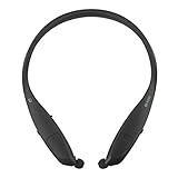 Bluetooth Headset Pianogic HB-900C V4.0 Music Sport Wireless Neckband Stereo Noise Cancelling Sweatproof Bluetooth headphones Magnetic Retractable Earbuds and Call in Vibration Reminder(Black)