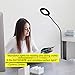 Brightech Contour Flex - Bright LED Floor Lamp for Reading, Crafts & Office Tasks - Standing Pole Lamp w. Flexible Gooseneck & Dimmer - Beauty Light for Lashes, Spa, Salon, Facial, Makeup - Black