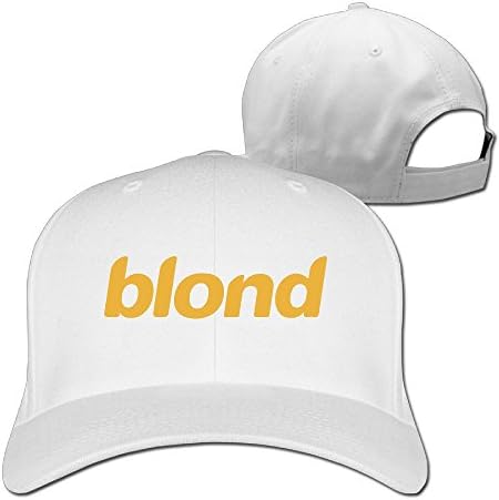 Unisex Sport Rapper Frank Ocean Album 2016 Blonde Snapback Peaked Hats&amp;Cap White