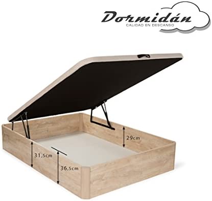 Dormidan Canape Abatible Gran Capacidad Esquinas Redondeadas