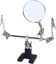 WWZMDiB Helping Hand Magnifier Adjustable 5X