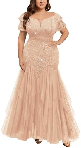 adrianna papell sequin tulle dress Adrianna Papell sequin tank top dress set tulle skirt Ball Gown SZ. 8-14 Blush