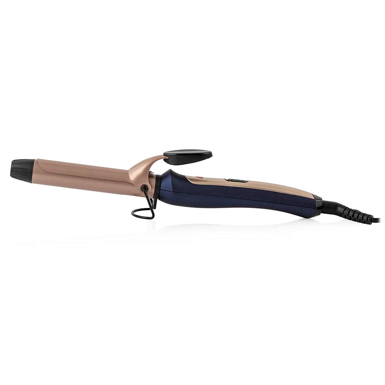 Carmen Twilight 25 mm Curling Tong with Keratin Protech Coating, Non-Slip Clamp, Blue and Champagne, C81060BC