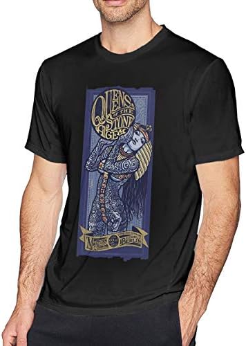 savae Mens Particular Queens of The Stone Age-1 Tshirts Black