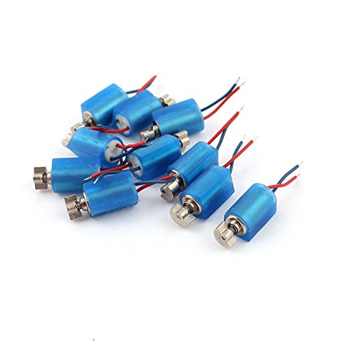 10pcs DC 3V 3500RPM Pager Cell Phone Micro Vibration Motor 4mm x 8mm