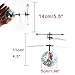 SZJJX Mini Flying RC Ball, Crystal Hand Suspension Helicopter Aircraft Infrared Sensing Induction Disco Lighting Bird Toy Colorful LED Flashing