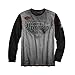 HARLEY-DAVIDSON Official Men's Iron Block Pullover, Grey (99008-17VM)
