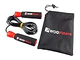 WODFitters Jump Rope for Cardio Fitness Training - for Weight Loss and Heart Health - Super Quick Ball Bearing - Adjustable - Perfect for Boxing, MMA, Cross Training
