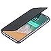 Lontect Compatible iPhone Xs Case, Slim PU Leather Folio Flip Case with Card Slot & Clear Soft TPU Back Cover for Apple iPhone Xs - Black