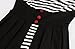 Wellwits Women's Halloween Red Strap Pin up Sailor Navy 1950s Vintage Dress