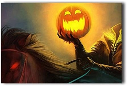 Poster Hmbrothers Stylish Art Print Scary Headless Knight Pattern Print Wall Decorative Wall Poster 20-Inch By 30-Inch