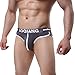 NEARTIME Men's Underwear, Mens Boxers Pouch Shorts Underpants Sleepwear (L, Gray)