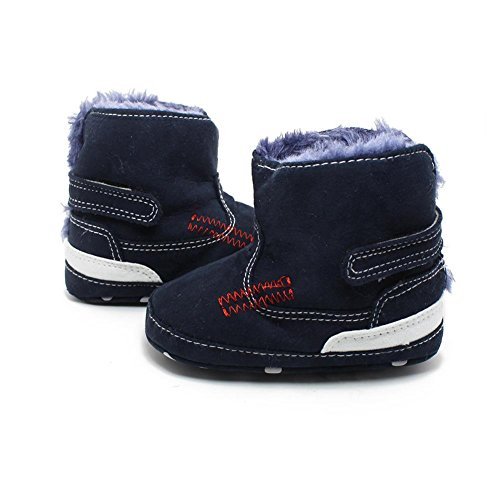 Itaar Baby Boots Soft Fur Winter Warm Unisex Infant Toddler Fleece Shoes