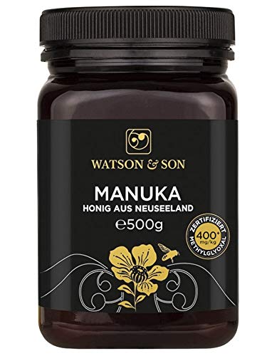 Watson & Son Manuka Honig MGO 400+ 500g | Premium Qualität aus Neuseeland