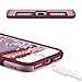 iPhone 7 Case, LoHi iPhone 7 Cover 3 Color Shockproof Case with Card Slot - Wine Red