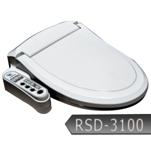 Diastar Electronic Elongated Toilet Seat, Cotton White