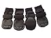 LONSUNEER Dog Boots Breathable and Protect Paws with Soft Nonslip Soles Color Black Size Large