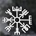 Custom Vegvísir Viking Compass Vinyl Decal - Viking Bumper Sticker - Perfect Norse Rune Scandinavian Gift