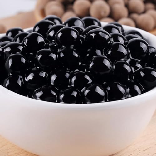 E-FA BRAND BUBBLE TEA BLACK TAPIOCA PEARL 2.2 LB (1 PACK), ORGANIC TAPIOCA GRANULES, READY IN 5 MINUTES- FLOUR FOR TAPIOCA STARCH FLOUR