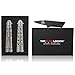 Balisong Butterfly Knife Trainer - Practice Folding Knife Set + Unsharpened Blade + Set of 2, Dragon and Silver with Spring Latch