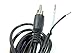 6-ft RCA Male Shielded Audio Cable To Bare Wire For Speakers and Subwoofer, Heavy-Duty