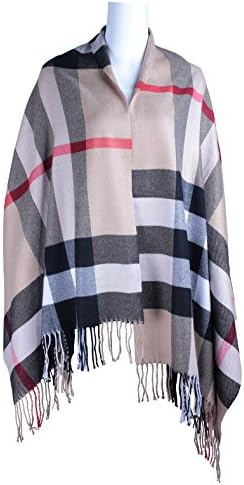 UNISI Large Soft Silky Pashmina Twill Shawl Ladies Wrap Women Scarf in Solid Colors