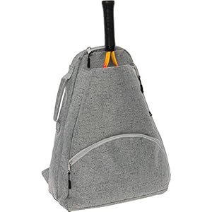 LISH Men’s Court Advantage Tennis Backpack – Racket Holder Sport Bag for Tennis, Racquetball, Squash