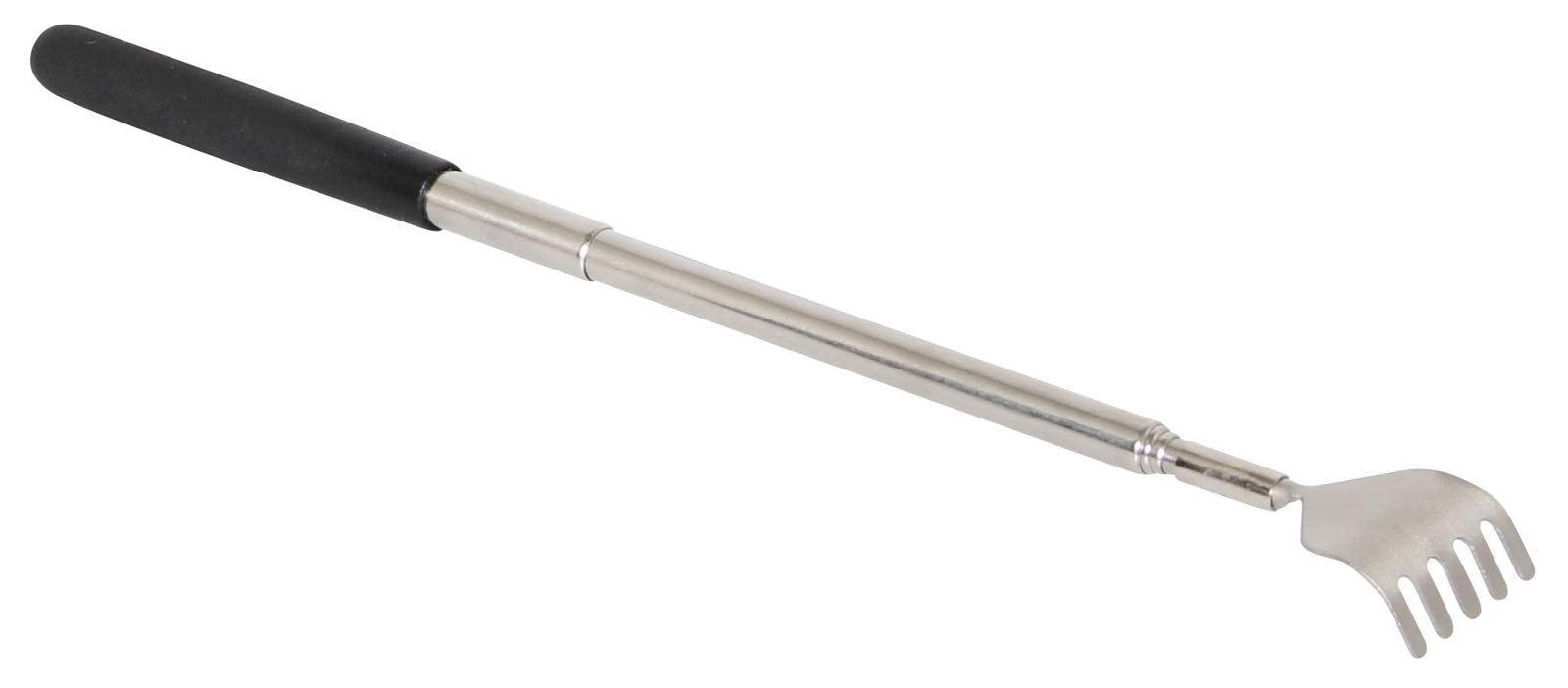 Extendable metal back scratcher with rubber handle, Hand, ca. 70 cm