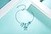 S SIFUNUO Anklets Sterling Silver Opal Turtle Anklet Barefoot Ankle Chain Beach Jewelry Charm for Women Blue