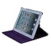 JYtrend Case for iPad 9.7 2018/2017, Rotating Stand Smart Magnetic Auto Wake Up/Sleep Cover for A1893 A1954 A1822 A1823 MP2G2LL/A MP2J2LL/A MPGT2LL/A MPGW2LL/A MP2F2LL/A MP2H2LL/A (Purple)