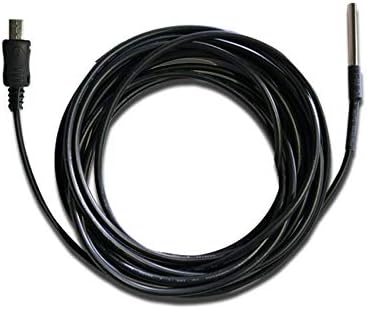 DS18B20 Temperature Probe, Refrigerator Temperature Sensor, Remote Monitoring in Extreme High or Low Temperature Condition (2m)