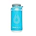 HydraPak Stash - Collapsible BPA & PVC Free Hiking and Backpacking Water Bottle (1 Liter) - Malibu Blue