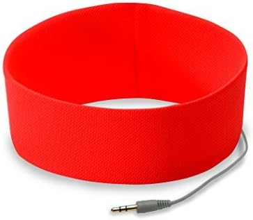 RunPhones Classic Exercise Headphones | Ideal for All Workouts | Precise Sound, Slim Speakers In a Moisture-Wicking Headband |New Model 2017 (True Red, Large)
