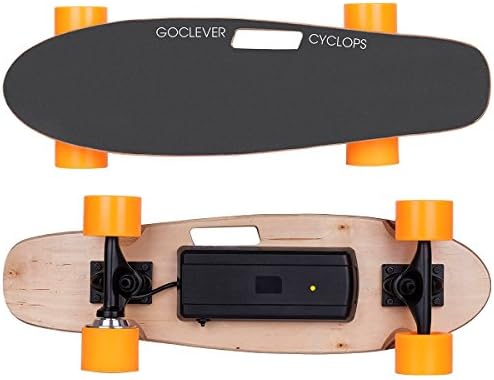 Go clever City Board 65 Cyclops Black Skateboard électrique Mixte Adulte, Gris