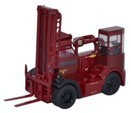 Oxford Diecast 76SDF002 Shelvoke and Drewry Freightlifter British Rail (Crimson) OO Gauge