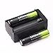 FTXJ 4PC Rechargeable 5800mAh Li-ion 18650 3.7V Battery + 2PC Charger
