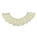 Wrapables Vintage Crochet Lace Cream Collar