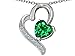 Star K 7mm Heart Pendant Necklace Sterling Silver
