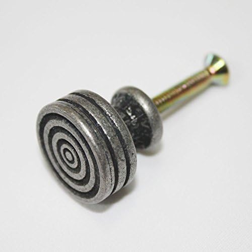 5 pcs Antique Pewter 21 mm Knobs Mini Box Dresser Cabinet Drawer Pulls SDKU_0605