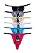 Vision Underwear 6-Pack Sexy Floral Lace G-String Thong Panties (Medium)