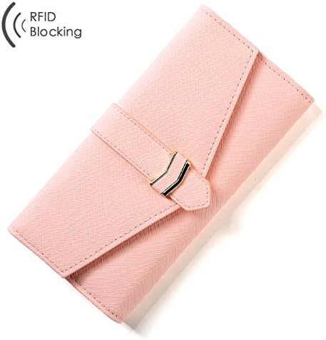 Aoliner Women RFID Blocking Multi Card Organizer Wallets for women Clutch