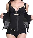 WONDER-BEAUTY Women's Waist Trainer Vest Steel Boned Body shaper Underbust Corset