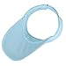 Multiple Colors Sun Visors for Women and Men, Long Brim Thicker Sweatband Adjustable Velcro Hat for Golf Cycling Fishing Tennis Running Jogging and other Sports