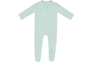 KYTE BABY Unisex Zipper Closure Footies, Rayon Made From Bamboo, 0-24 Months
